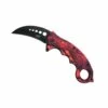 Couteau Herbertz Karambit Camo Orange 13cm Inox