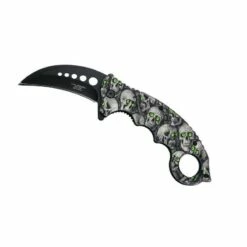 Couteau Herbertz Karambit Tête De Mort 13cm Inox