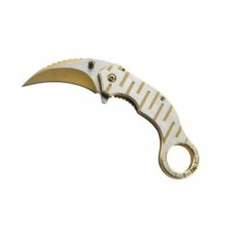 Couteau Herbertz Karambit Tout Inox Bicolore 11,5cm