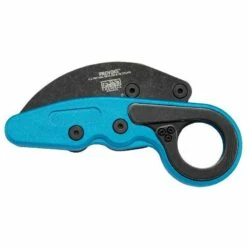 Couteau Karambit CRKT Provoke Blue Metallic -France Des Couteaux Soldes Boutique couteau karambit crkt provoke blue metallic 2
