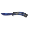 Couteau Papillon Albainox Colorful Bleu Et Noir