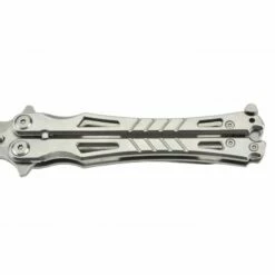 Couteau Papillon Max Knives P35S En Acier Finition Silver -France Des Couteaux Soldes Boutique couteau papillon max knives p35s en acier finition silver 2