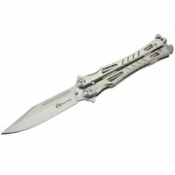 Couteau Papillon Max Knives P35S En Acier Finition Silver