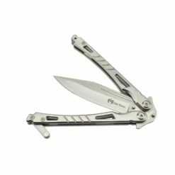 Couteau Papillon Max Knives P35S En Acier Finition Silver -France Des Couteaux Soldes Boutique couteau papillon max knives p35s en acier finition silver 5