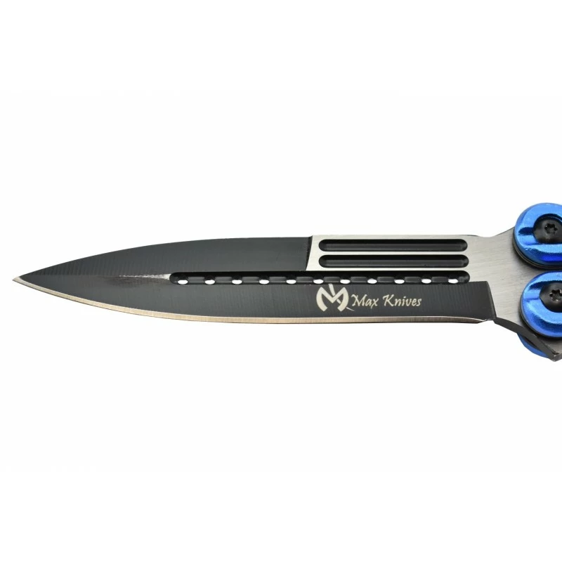 Couteau Papillon Max Knives P45 3Cr13 Aluminium Anodisé Bleu 3 Couteau Papillon Max Knives P45 3Cr13 Aluminium Anodisé Bleu – Image 3