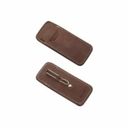 Étui Couteau Cuir Marron Foncé Lionsteel 900FDV3 BR