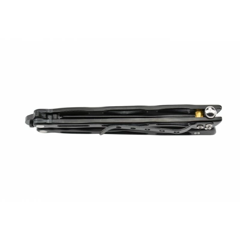 Max Knives P38B - Couteau Papillon Acier Inox Noir 6 Max Knives P38B - Couteau Papillon Acier Inox Noir – Image 6