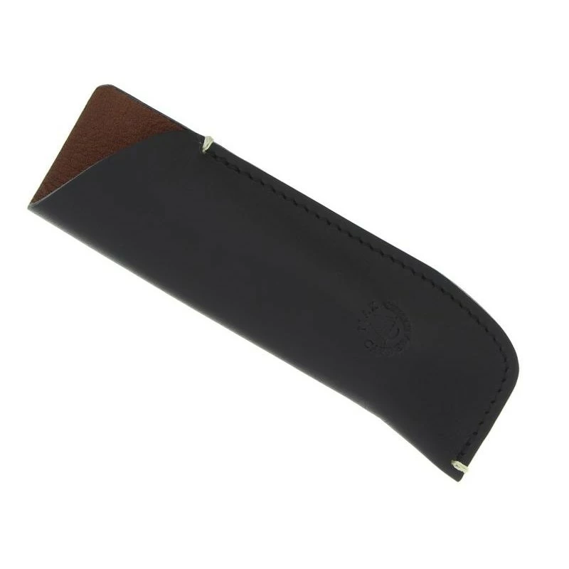 Pochette En Cuir Neo Noir Et Marron 12/13cm 1 Pochette En Cuir Neo Noir Et Marron 12/13cm